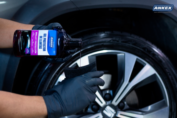 Abrillantador Gel Protector De Llantas ANKEX Alta Duración Renovador - Imagen 4